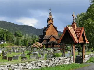 stave church，church，norway，墓地，建筑，建筑，旅游，景点