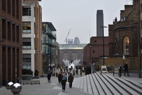 伦敦，英国，泰特现代，城市，英国，英国，繁忙，繁华