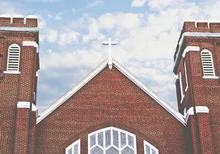 古代，建筑，蓝天，建筑，天主教，天主教，教堂，城市