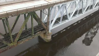 美国，巴斯，水，桥梁，建筑结构，交通，桥梁-人造结构，建筑