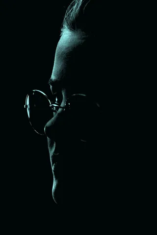 戴眼镜的男人，脸，肖像，眉毛，轮廓，阴影，太阳镜，头像