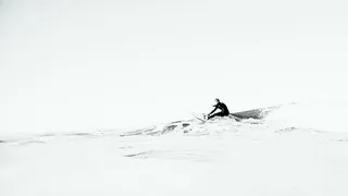 人冲浪，水波，灰度，照片，海洋，波浪，海洋，海洋