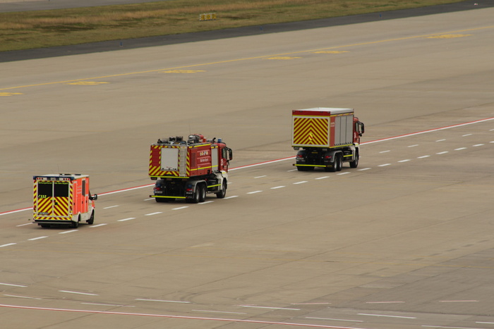 机场、消防、Wf、使用、克伦波恩、消防车、驾驶、观众