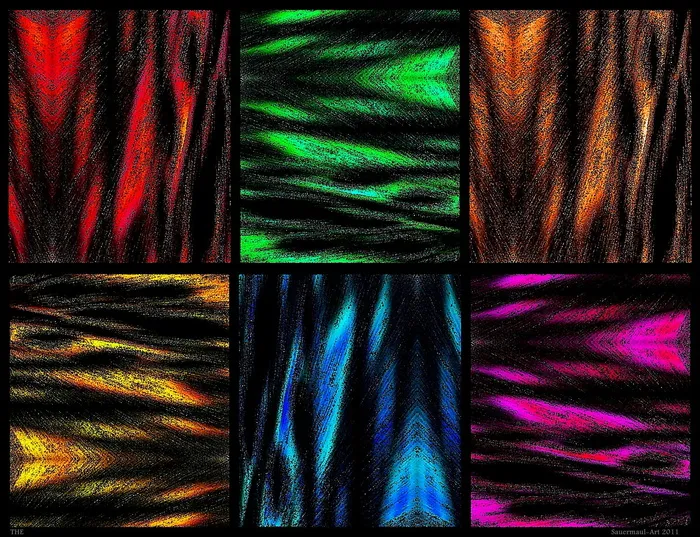 红色、绿色、黄色、橙色、抽象、纹理、多色、全画框