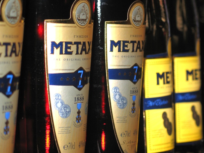 metaxa, 精神, 瓶, 酒精, 玻璃瓶, 酒类, 喝, 店