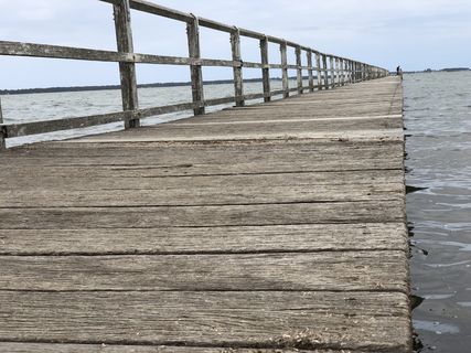 澳大利亚，图格拉湾，木材，水，湖泊，码头，老，海