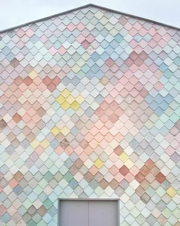 彩色混凝土房屋