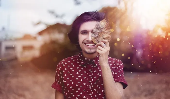 轻，时尚，男人，可爱，男孩，享受，乐趣，好看