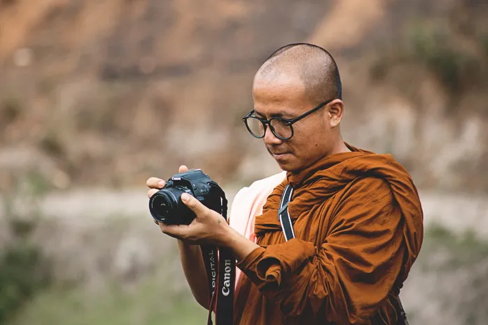 人, 人, 僧, 相机, 教规, dslr, 摄影, 镜片