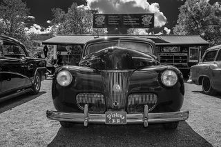 汽车、车展、老式、经典、复古风格、老式、镀铬、陆上车辆