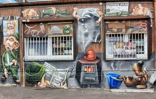 allemagne，berlin，lenine，mur，艺术与工艺，再现，人类再现，创造力