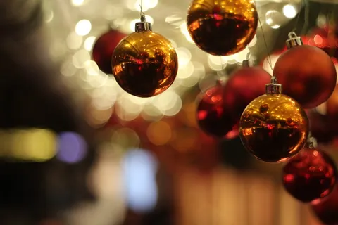 柏林，德国，宪兵市场，圣诞树舞会，花束，布吉，花束，圣诞市场