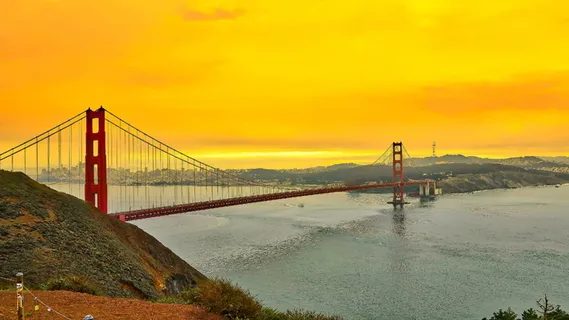 金, 门桥, 旧金山, 桥, Sf, 金门, 旧金山, 景观