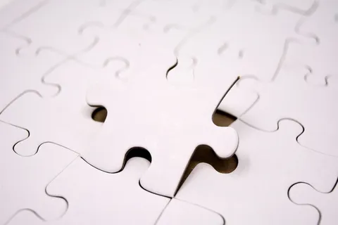 特写照片、白色、拼图、拼图、拼接、插入、共享、贴合