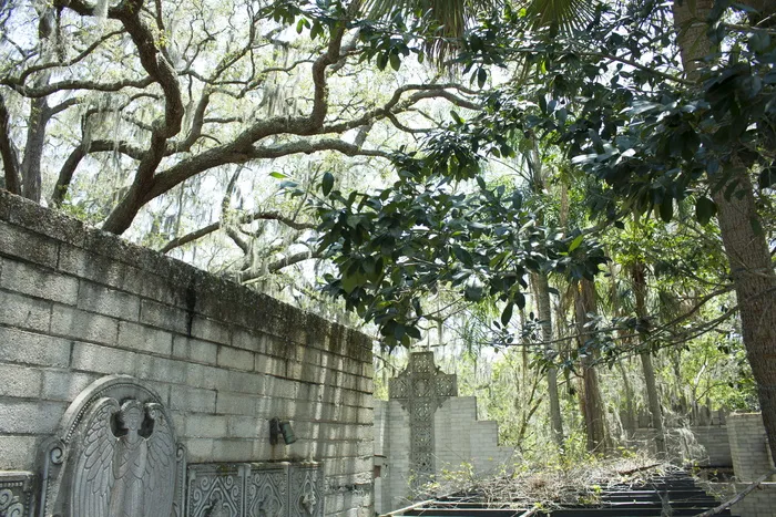 美国，梅特兰，艺术和历史博物馆-梅特兰、建筑、建筑、树木、室外、树木