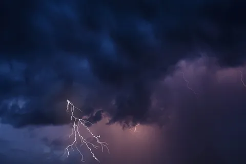 雷雨、闪电、能量、云、天空、天气、戏剧性、自然力