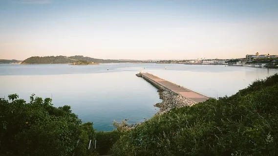 英国,巴顿山,港口,码头,日出,黄金时段,大海,海洋 英国,巴顿山,港口,码头,日出,黄金时段,大海,海洋