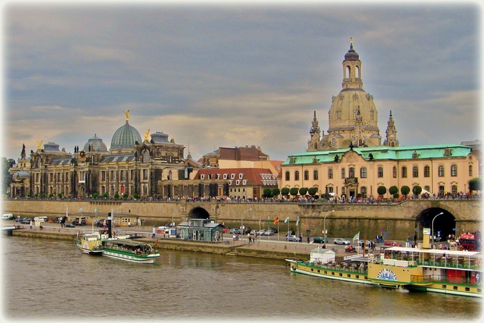 德累斯顿，frauenkirche，frauenkirche德累斯顿，建筑，古城，建筑外观，建筑结构，天空