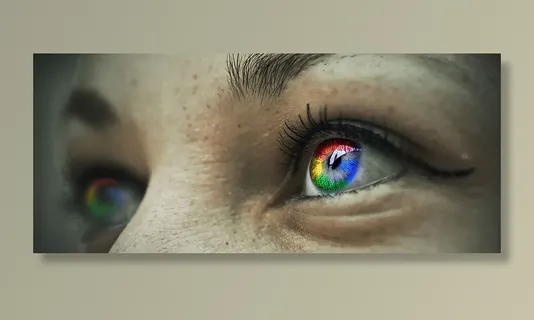 眼睛，谷歌，细节，宏，脸，结构，互联网，网络