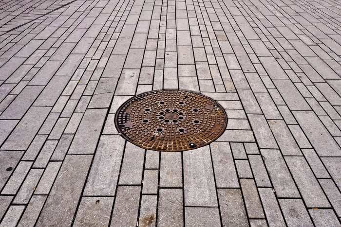 人孔盖，gulli，gullideckel，地面，盖，人孔盖，污水系统，金属