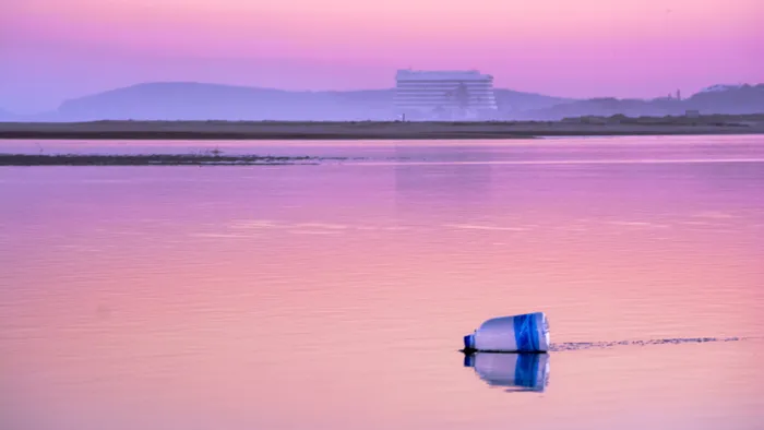 南非, 普利登堡湾, 湖, 水, 日落, 污染, 泻湖, 几点思考 南非, 普利登堡湾, 湖, 水, 日落, 污染, 泻湖, 几点思考