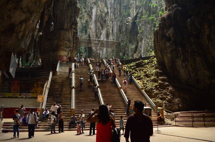 马来西亚，巴图洞穴，自然，探索，台阶，马来语，洞穴，吉隆坡