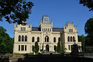 里尔，空旷，东弗里西亚，古老，正面，城堡，建筑，历史