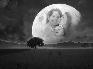 人类，家庭，母亲，孩子，父亲，母亲，孩子，婴儿星系，雾