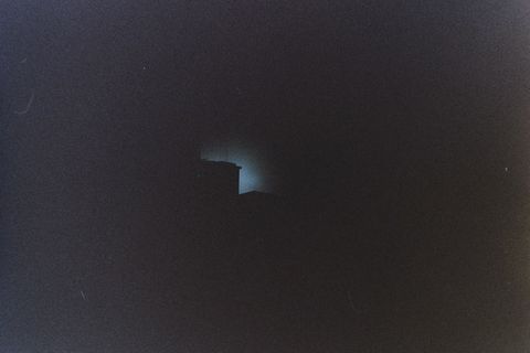 黑暗，光点，建筑，轮廓，轮廓，消耗，消耗黑暗，没有人