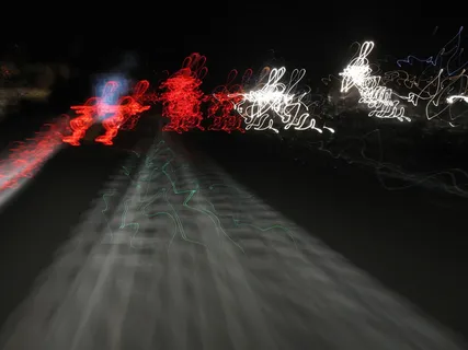 高速公路, 公路, 交通, 方式, 夜, 灯, 兔子 高速公路, 公路, 交通, 方式, 夜, 灯, 兔子