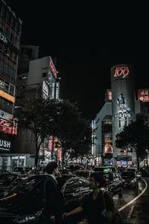 建筑,建筑,汽车,城市,城市景观,黄昏,夜晚,日本 建筑,建筑,汽车,城市,城市景观,黄昏,夜晚,日本