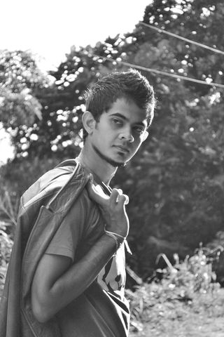 男孩，姿势，男人，夹克，摇滚，t恤，牛仔裤，年轻