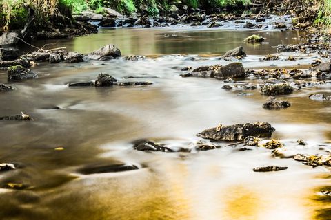 河，巴赫，水，自然，流，石头，水，心情
