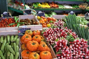 萝卜、水果、蔬菜、食物、食品、市场、销售、服务