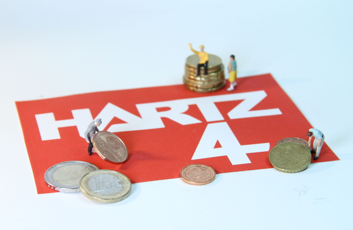hartz 4，贫困，微型数字，劳动力市场，失业，培训，货币，欧元