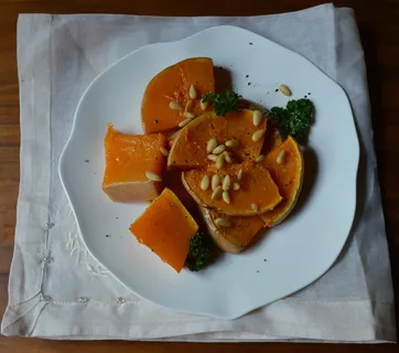 食物，素食者，素食者，新鲜，蔬菜，胡桃南瓜，盘子，烤箱