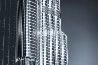 迪拜一栋建筑的建筑细节