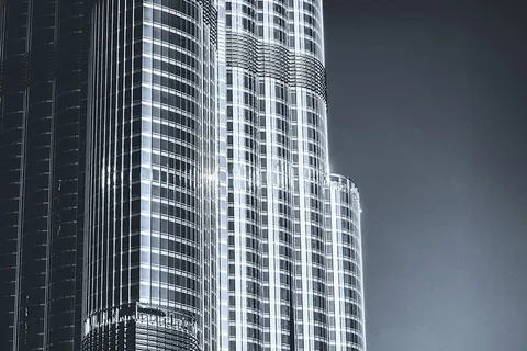 迪拜一栋建筑的建筑细节 迪拜一栋建筑的建筑细节