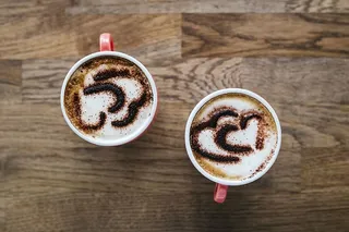 一杯加糖的咖啡