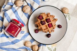 威化饼干、pp、适当营养、hls、早餐、果酱、坚果、食品