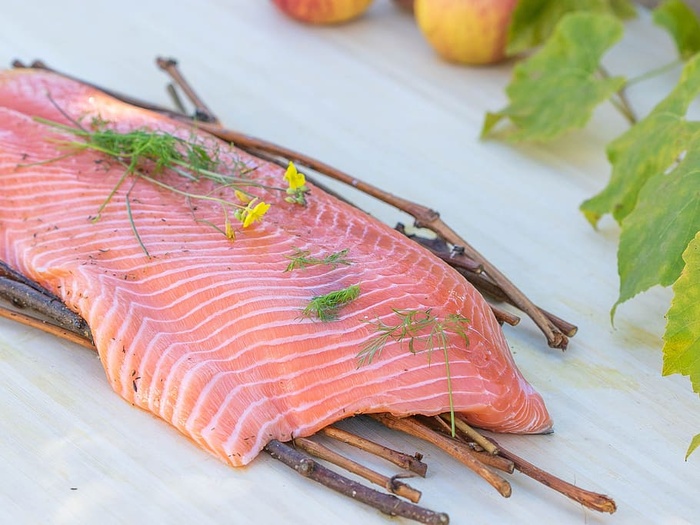鲑鱼，厨房，食物，美食家，美味，场景，食物和饮料，新鲜度