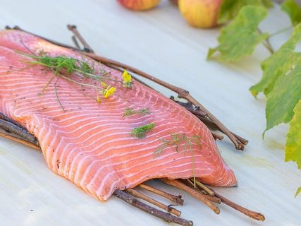 鲑鱼，厨房，食物，美食家，美味，场景，食物和饮料，新鲜度