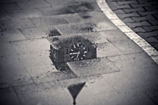 水，镜像，水位，倒影，情绪，镜像，尖塔，时钟