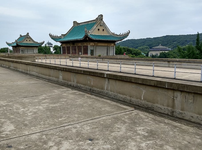 武汉大学，樱桃顶，老建筑，建筑结构，建筑外观，天空，云天