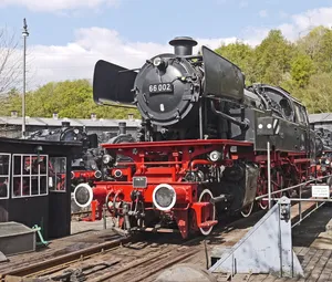 蒸汽机车，博物馆，波鸿，明星，枢纽，机车棚，展示，博物馆日