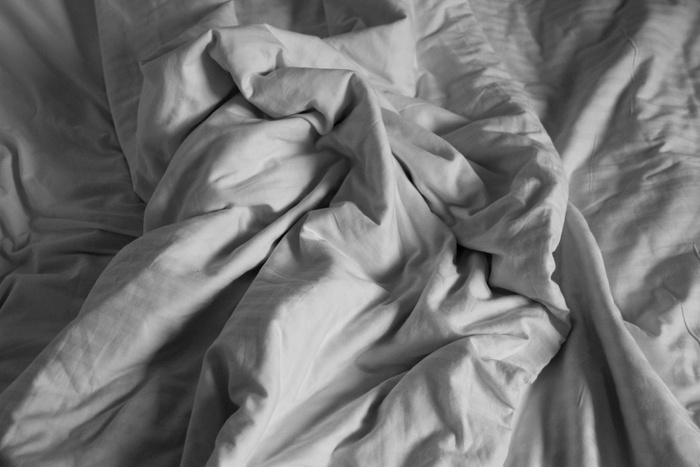 床单，黑白，睡眠，床，羽绒被，纺织品，亚麻布，室内