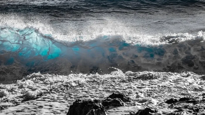 波浪，冲浪，水，海洋，自然，浪花，飞溅，运动