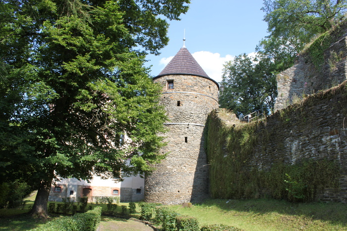 burgruine，喜鹊山，景观，建筑结构，建筑，植物，树木，建筑外观
