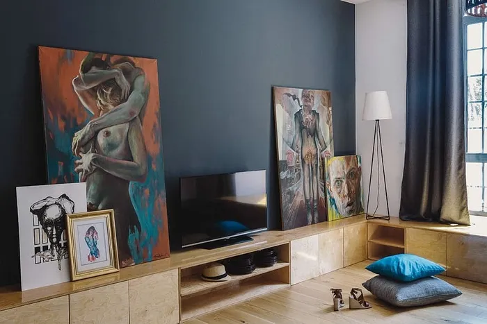 充满艺术气息的现代阁楼公寓