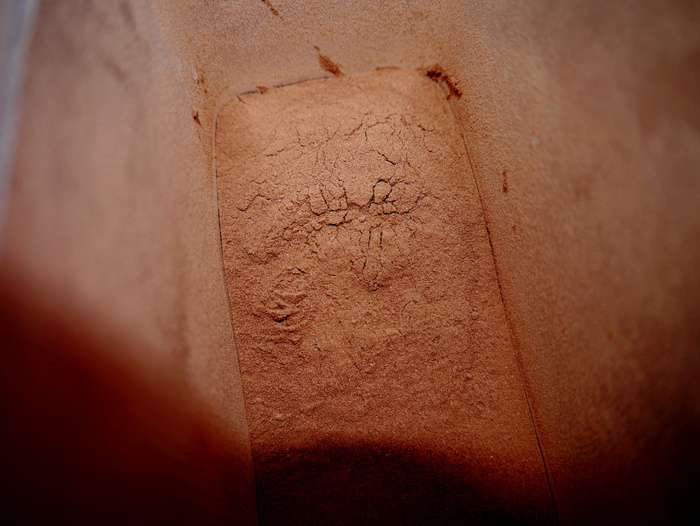 可可, 粉末, 巧克力, 棕色, 包, 特写, 古代, 没有人